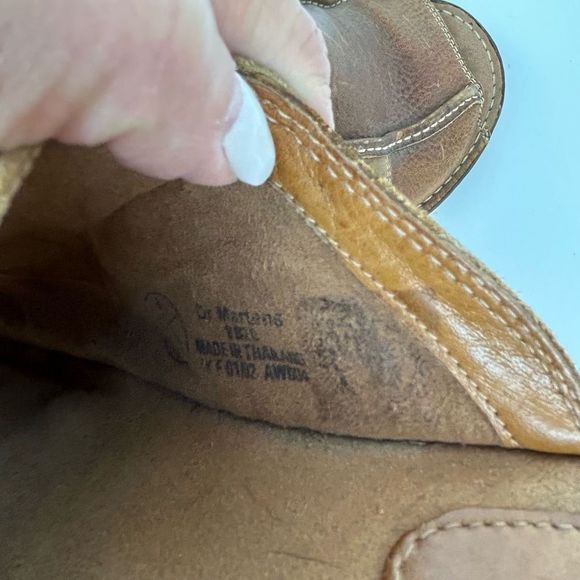 Dr. Martens Doc sandals mens size 9 slides brown leather slip on - Picture 15 of 15